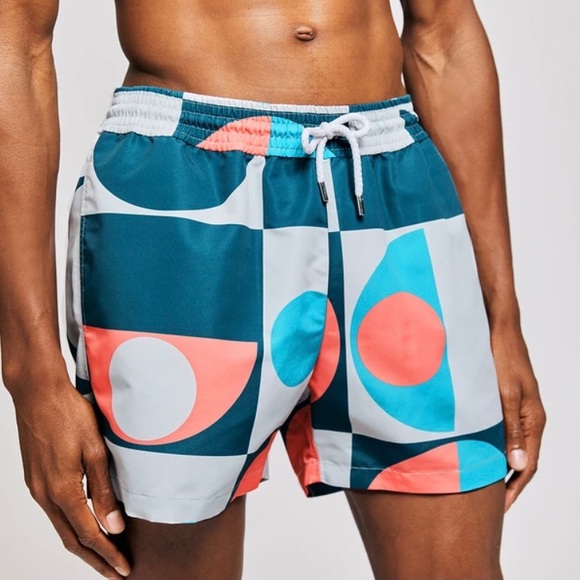 Frescobol Carioca Sport Swim Shorts Coptic Print - Picture 2 of 9